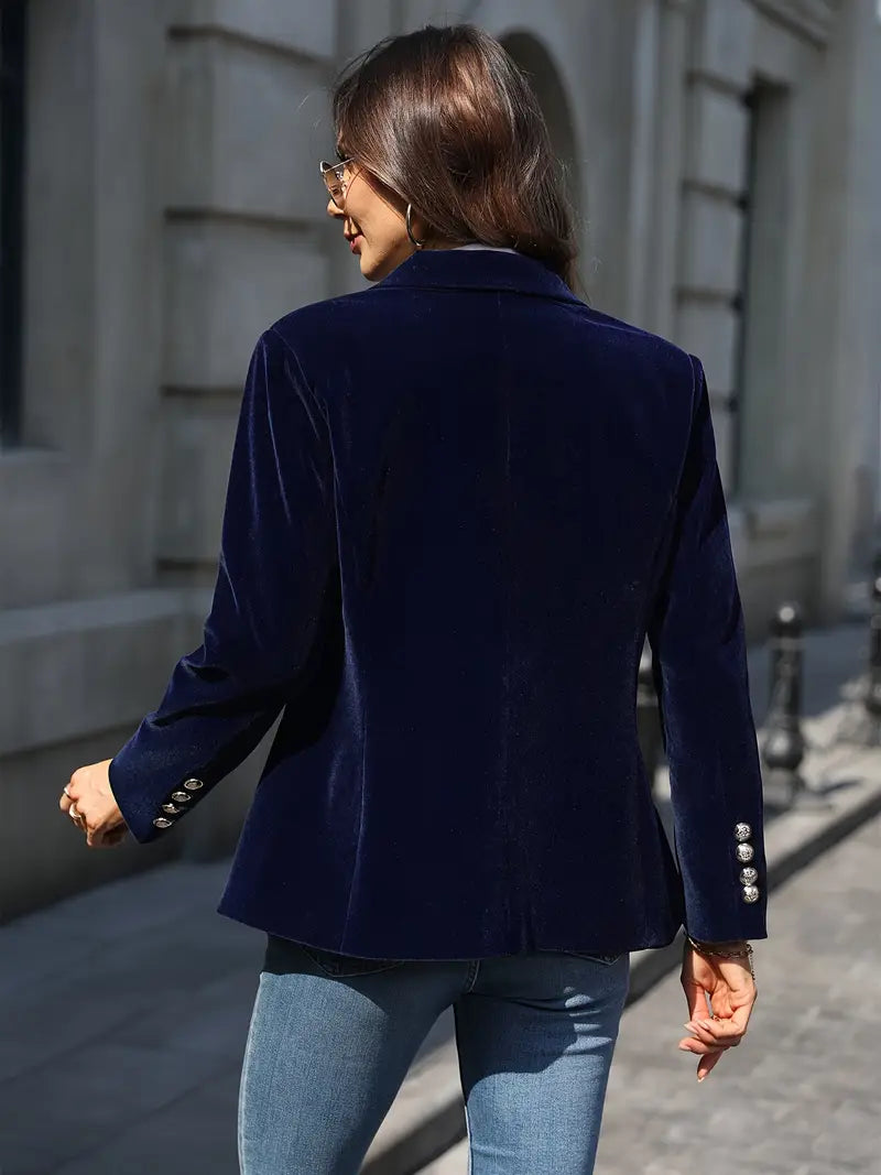 Caterina™ | Elegant blazer i velour