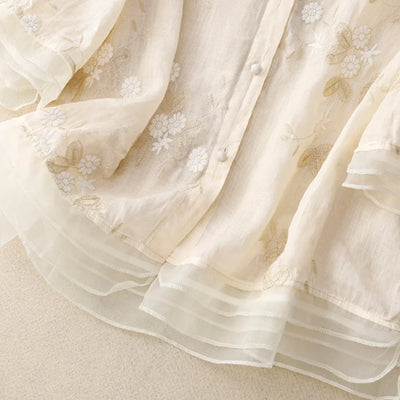 Clelia™ | Let og elegant broderet skjorte