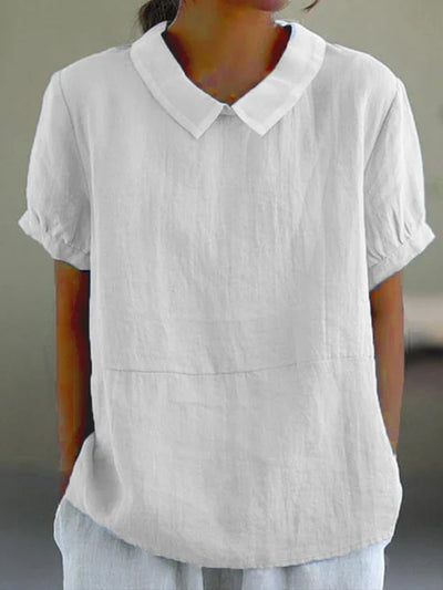 Amalie™ | Bluse med Krave i Relaxed Fit