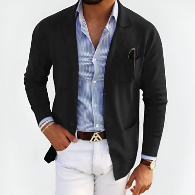 Jean | Casual Blazer med Stribet Skjorte