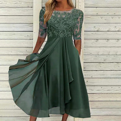 Rita | Elegant Blondekjole – Komfort og Raffinement til Enhver Anledning