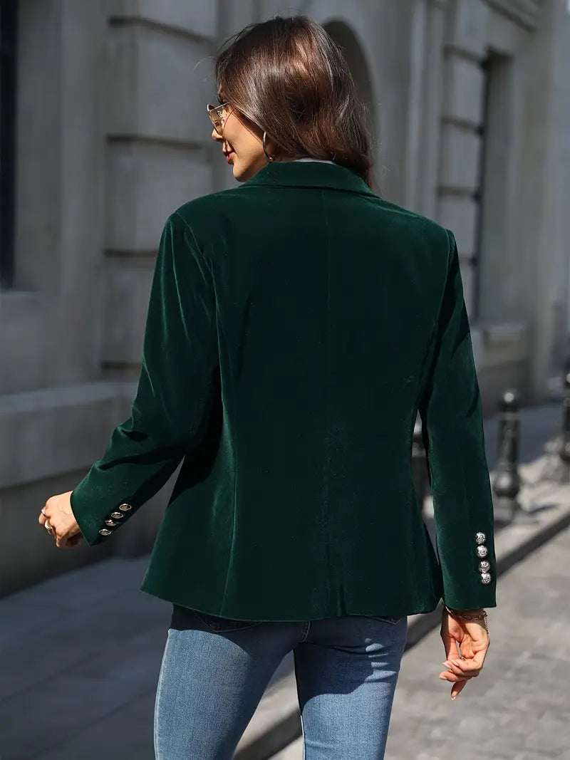 Caterina™ | Elegant blazer i velour